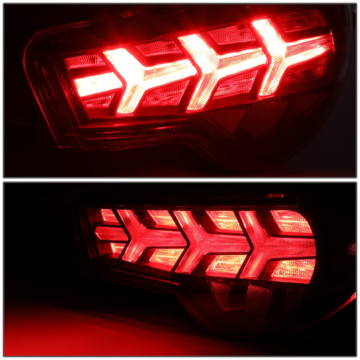 Amazon | Auto Dynasty 2個 LED 矢 シーケンシャル リア テールライト