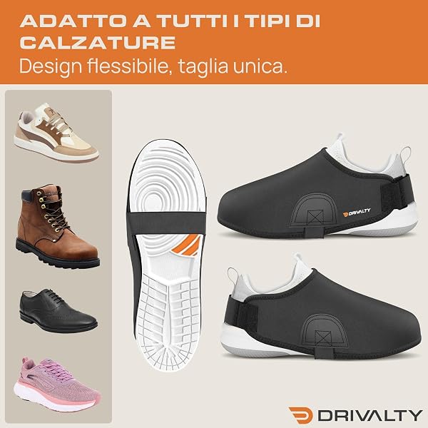 Neoprene Motorcycle Shoe Protector - Prevents Stains and Wear of Shoes When Changing Gear - Comfortable and Durable Case for Everyday Use - 4