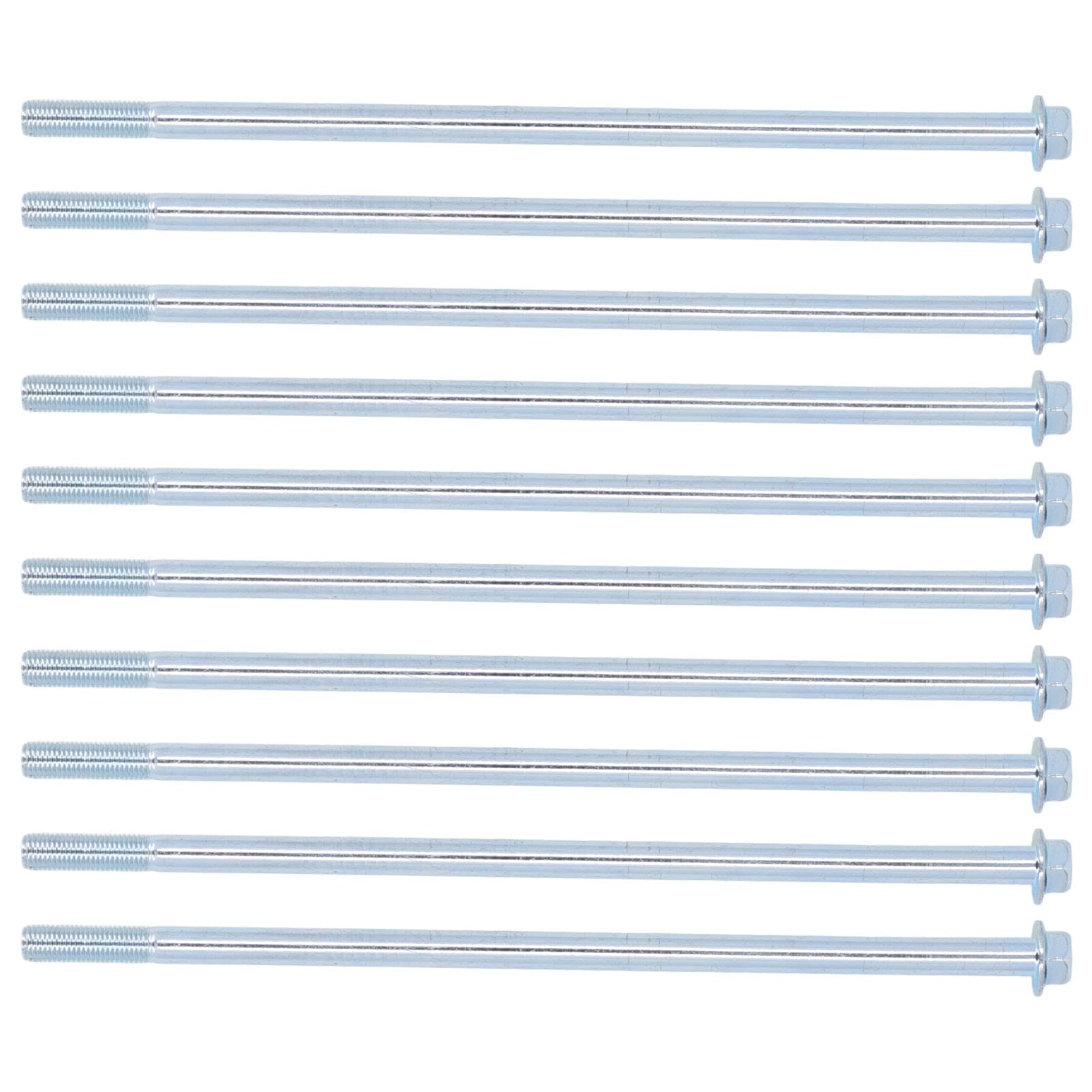 Half Tooth Hex Wear Resistance Threaded Half High Hardness Strong Carbon Steel for Lawn Mower (10 * 265)-image-7