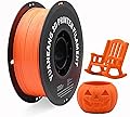 PETG 3D Printer Filament 1.75mm Orange, 1kg Spool, Strong & Durable PETG Material, Heat-Resistant, Low Warping, Smooth Glossy Finish, ±0.03mm Precision, Ideal for Functional Parts, Tools