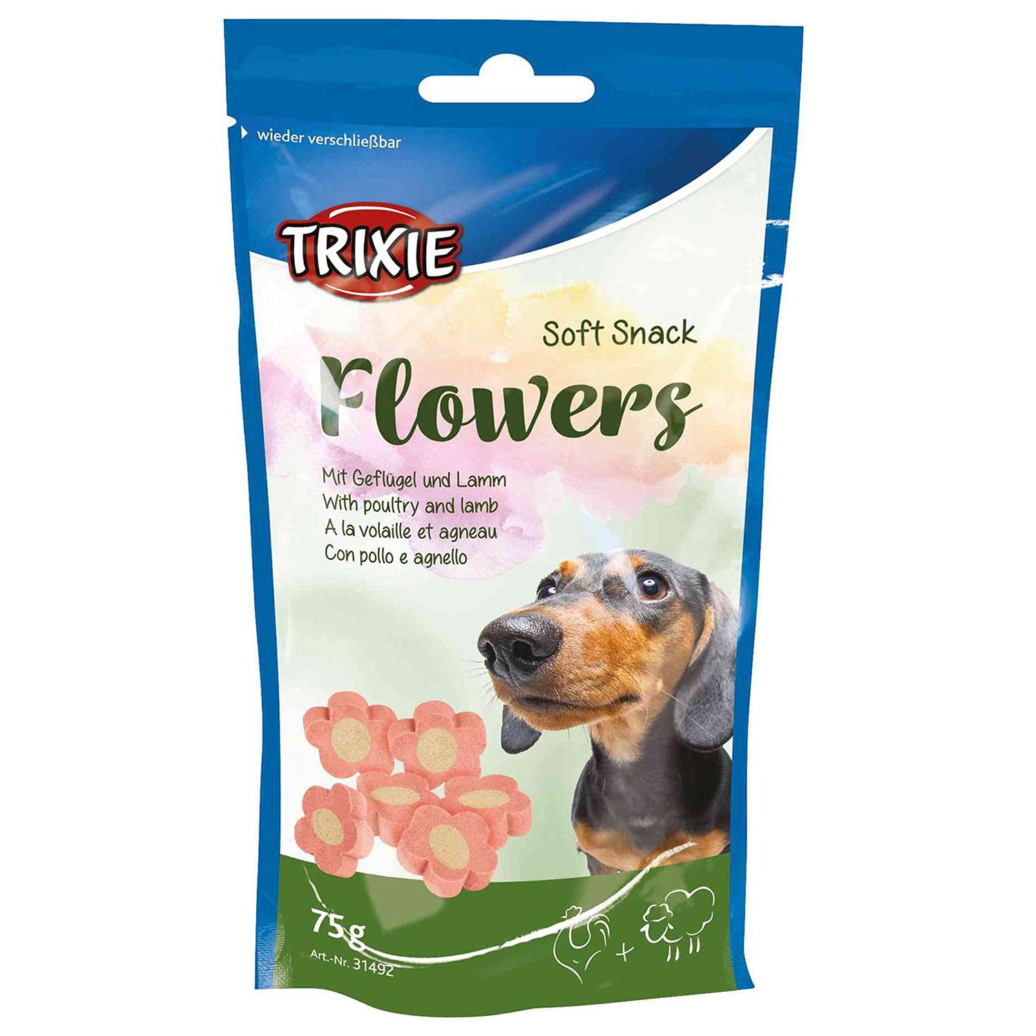 Esquisita Flowers z jagnięciną i drób, 75 g