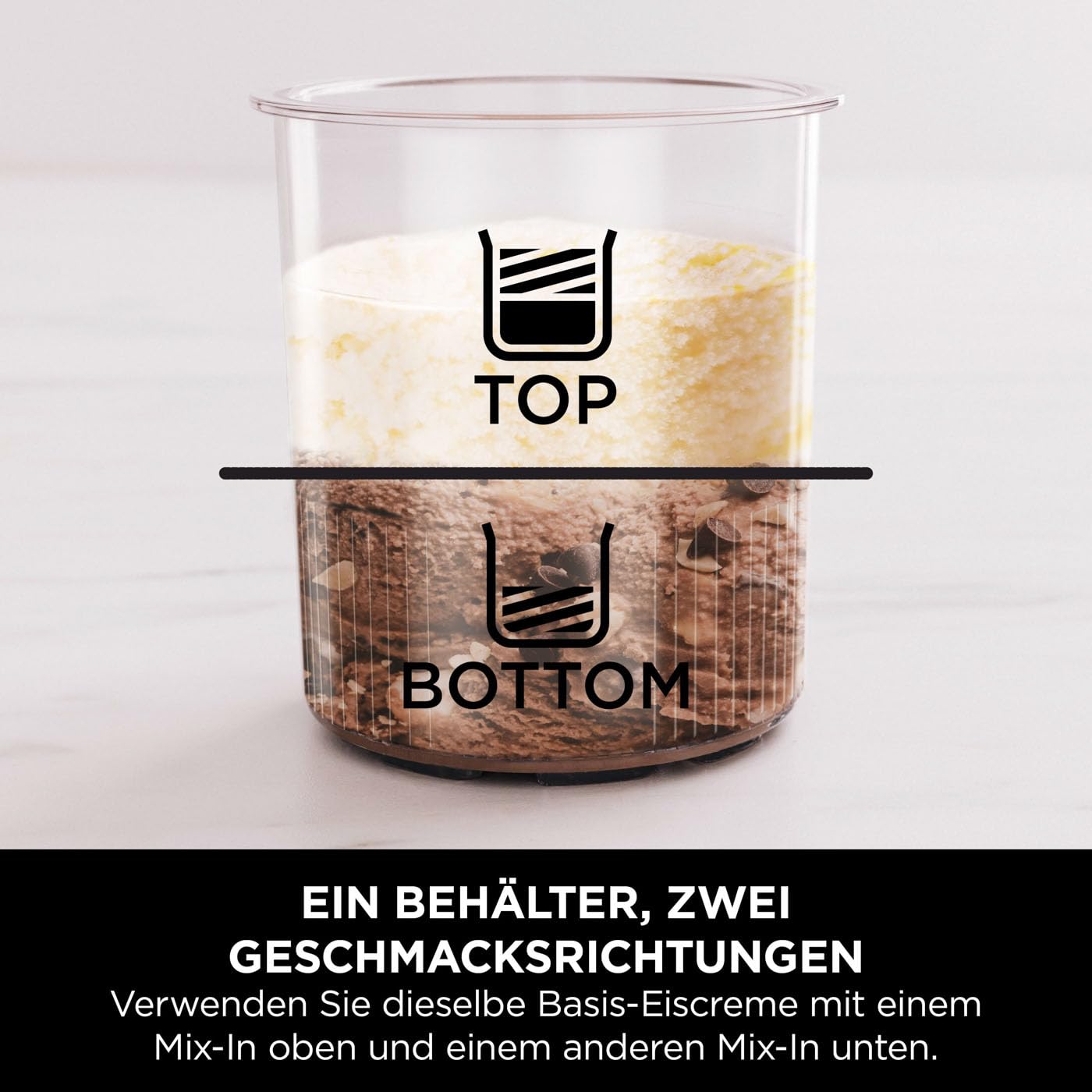 Ninja CREAMi Deluxe: 10 Funktionen, 2 Becher, Silber Ansicht 7