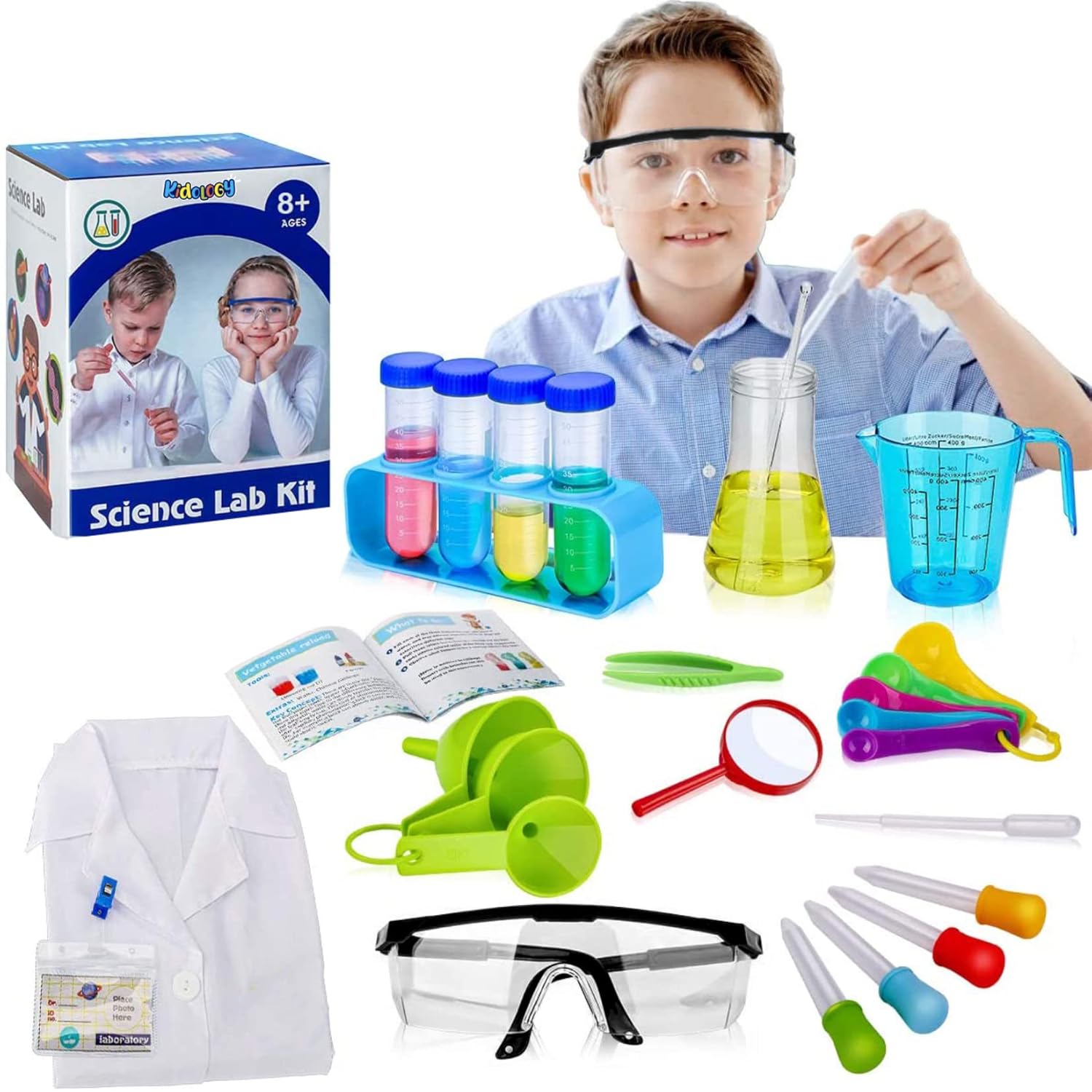 Buy Kidology Kids Science Kits with Lab Coat 60 Fun Science Experiments for Kids Science Lab
