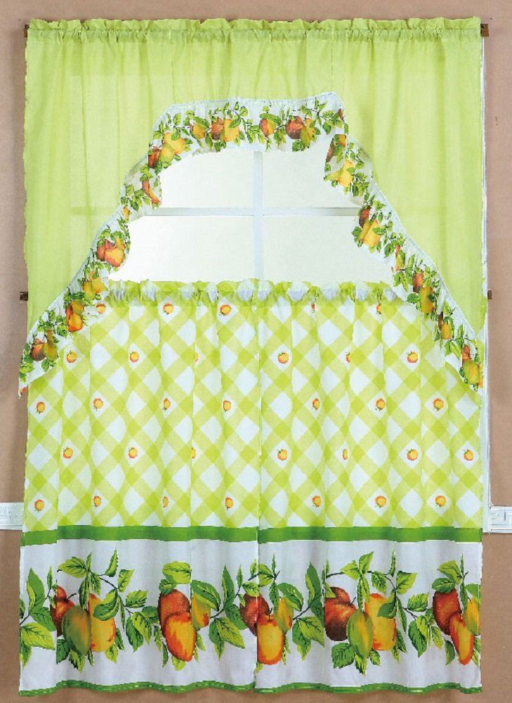 Peach Kitchen Curtains Curtains & Drapes 2023