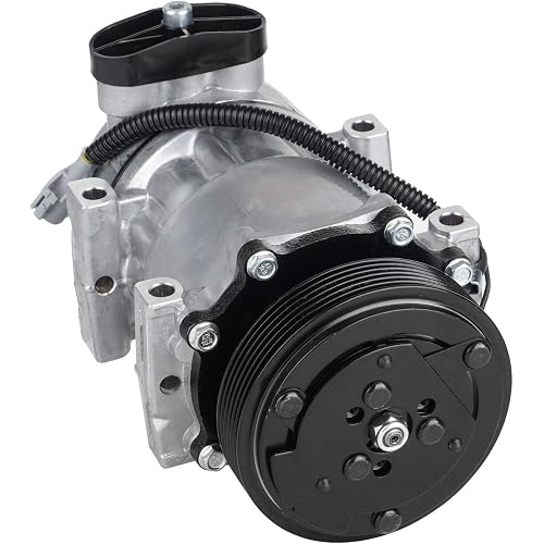New AC Air Condition Compressor with Clutch for Jeep Cherokee 2.5L 4.0L 1997-2001, for Jeep Wrangler 2.5L 4.0L 1997 1998, for Dodge Dakota L4 2.5L 1996-2002 96 97 98 99 00 01 02