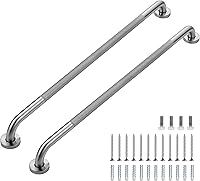 Vista 23 de Barras de agarre para ducha, paquete de 2 asas antideslizantes de ducha de 16 pulgadas para ancianos, barra de seguridad para ducha, barras