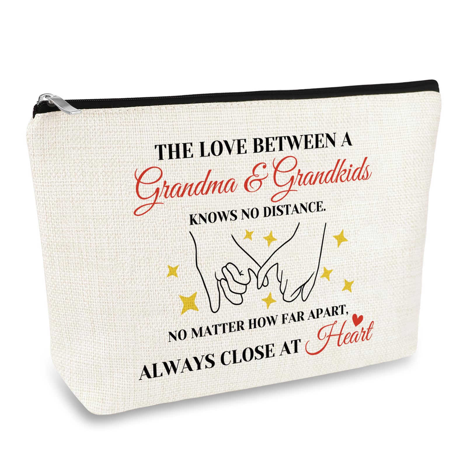 Grandma Gifts from Grandkids Makeup Bag Grandma Birthday Gifts from Granddaughter Grandson Mothers Day Thanksgiving Retirement Gift for Grandmother