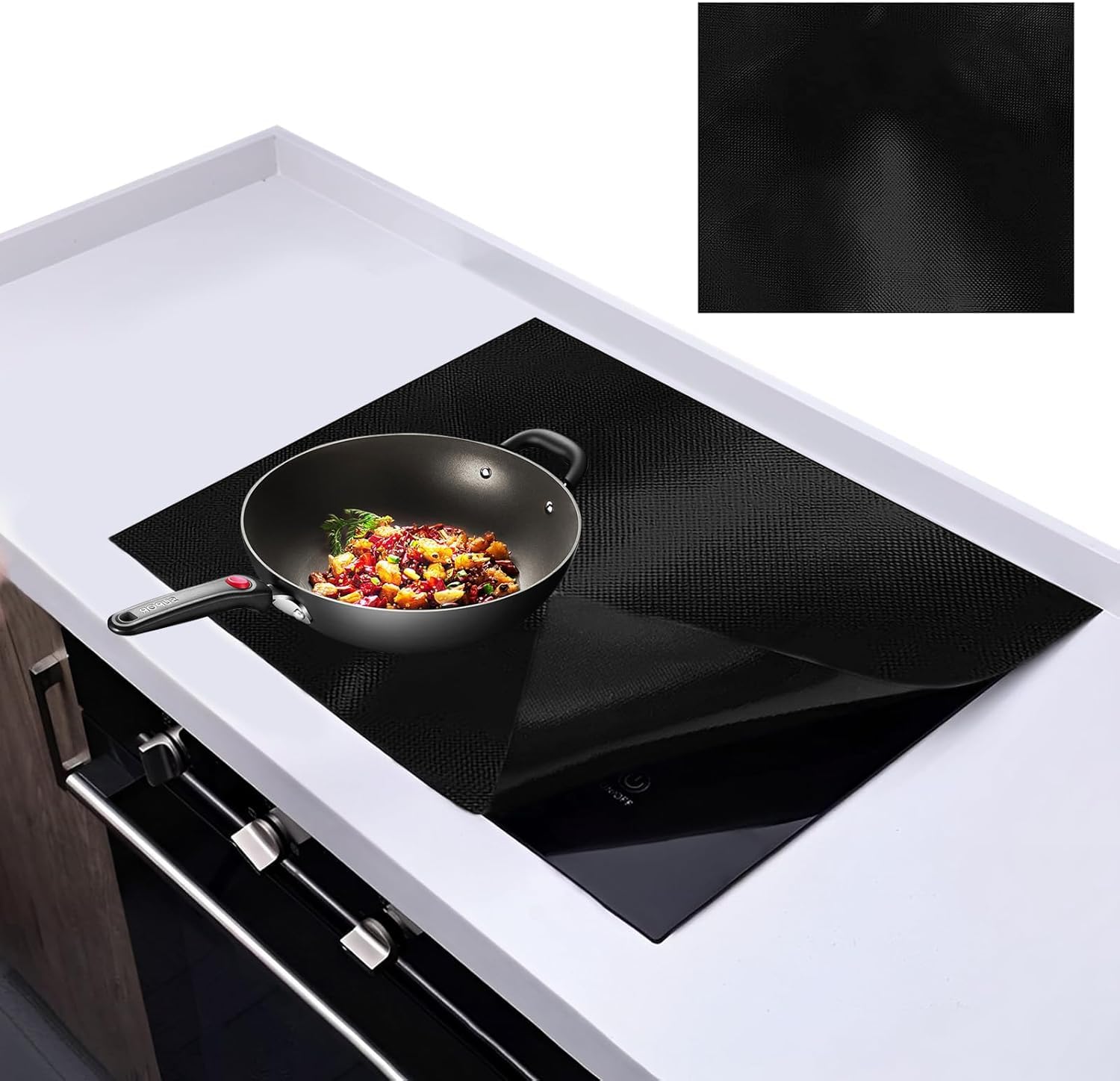 Tapis de protection en silicone induction pour cuisiner sans rayure