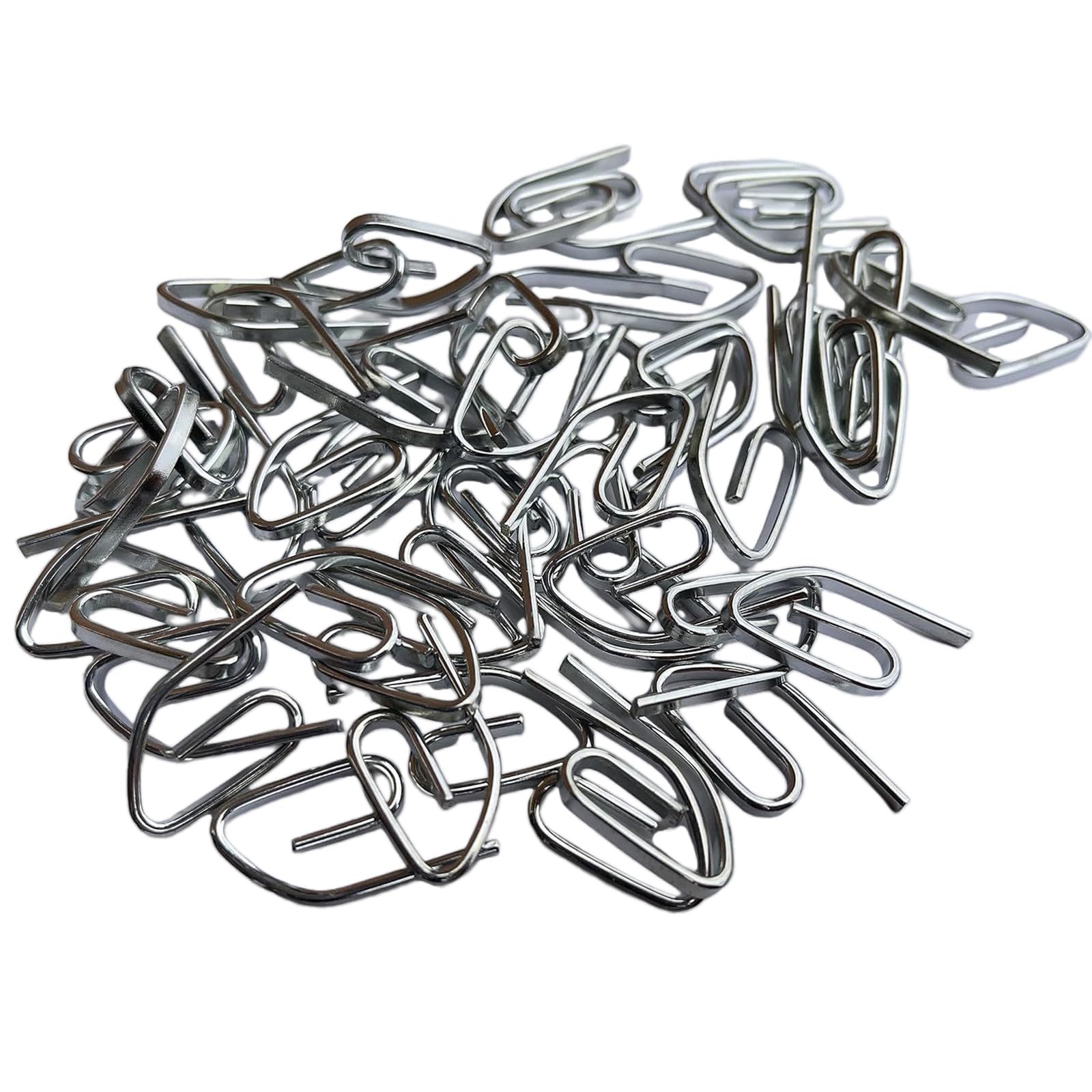 Tsophreniq Multicolor 50Pieces Multipurpose Curtain Hook Pinch Pleat Styles With Sturdy Metal Builds Accessory For Enhances Home Decoration Curtain