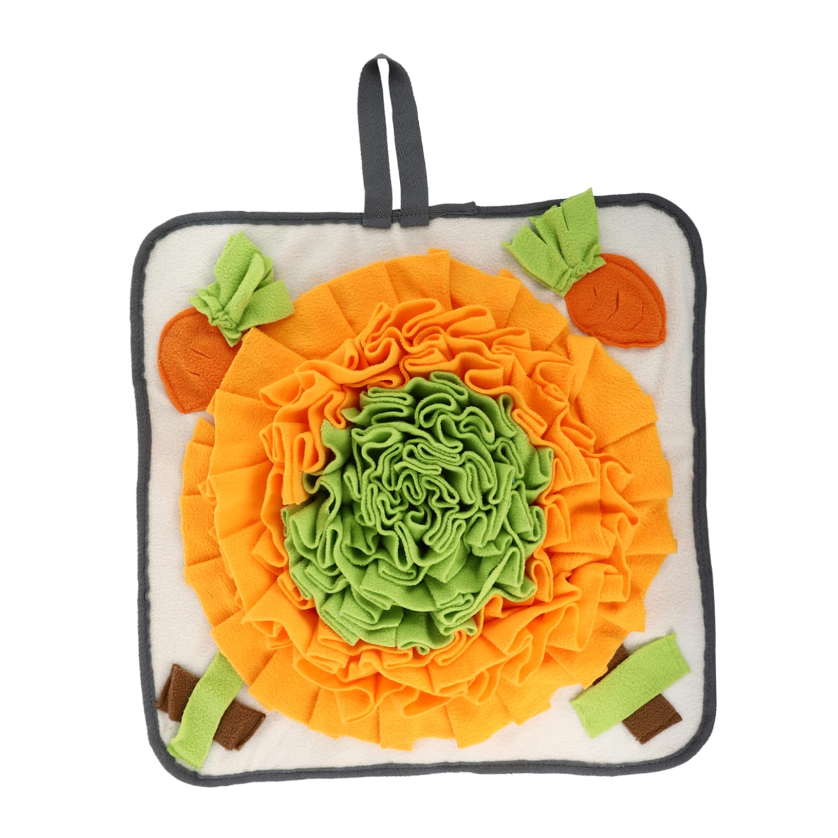 Tappeto per Cani Snuffle Mat 1 Pezzo in Pile Polare, per Foraggiamento | Leggero e Portatile, Si Può Appendere alla Gabbia, Soluzione Semplice per Pet Food