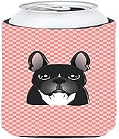 Vista 369 de Caroline's Treasures BB1293LITERK Tablero de ajedrez verde lima Weimaraner Botella de vino Hugger Funda Enfriadora Abrazador Lavable a Máquina