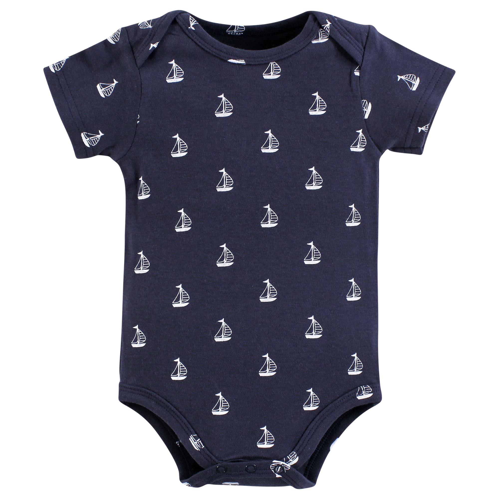 Hudson Baby Hudson Baby - Body de algodón unisex para bebé, paquete de 5, 9-12 meses, unisex para bebé
