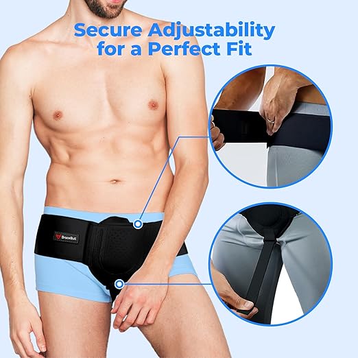 Faja Hernia para Hombre y Mujer Ajustable con Almohadilla Talla M miniatura 4