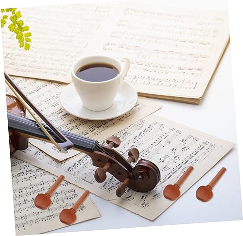 Miniatura 5 de Toyvian 12 piezas de afinadores de violín suministros de artes y manualidades, accesorios mecánicos, afinador de violín, clip en violín Turner,
