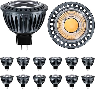 Gardencoin MR16 LED Light Blub, 5W 2700K Warm White 450 Lumens Dimmable, Aluminum Housing,