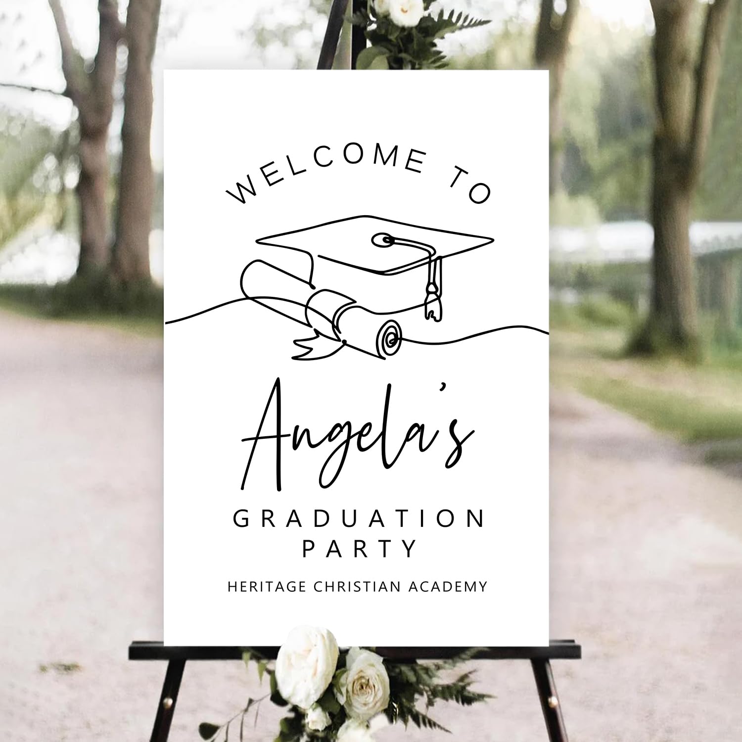 Graduation Class Sign Graduation Photo With Font Placement Collections Etc Graduation Photo