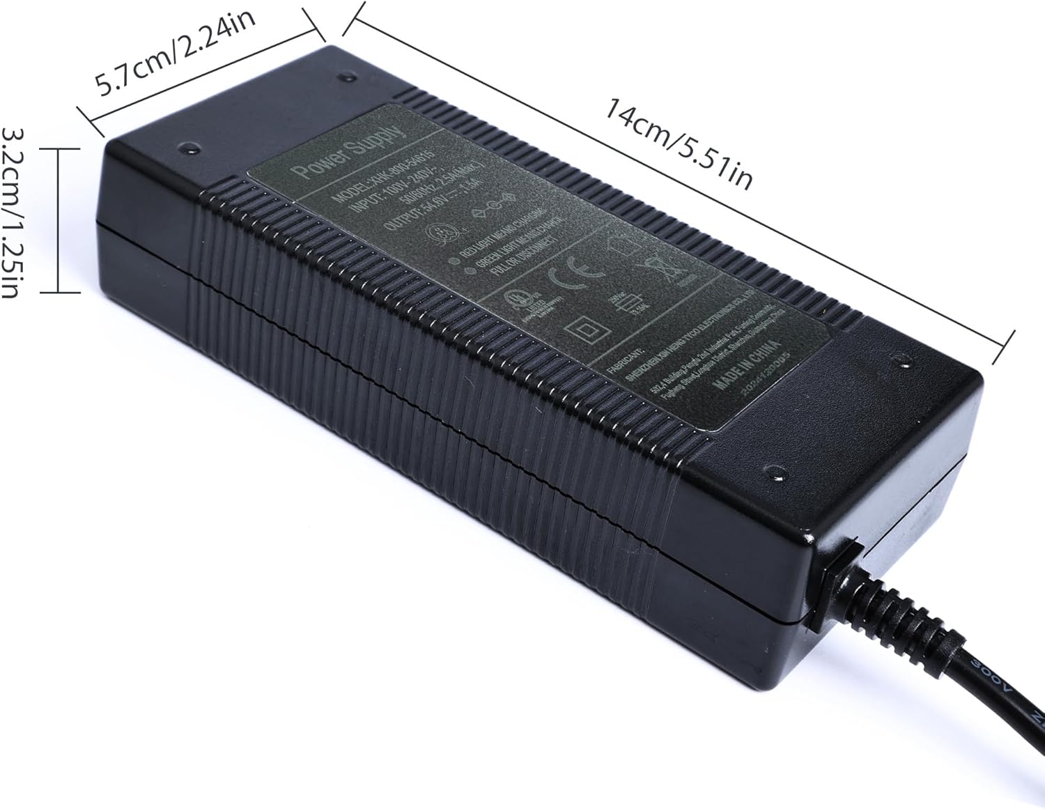 EVAPLUS 5 in 1 Plugs 54.6V Fast Charger, Universal for 48V 13S Lithium Batteries, Pinkind 48V Li-ion Battery Charger Replacement for Razor, Jetson, Voyage, Gotrax, Ninebot,Segway, Hiboy