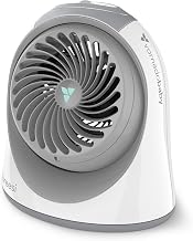 Vornadobaby Breesi Nursery Air Circulator Fan for Baby and Kids Room with Child Lock, Hidden Cord Storage, Finger-Friendly Design, White