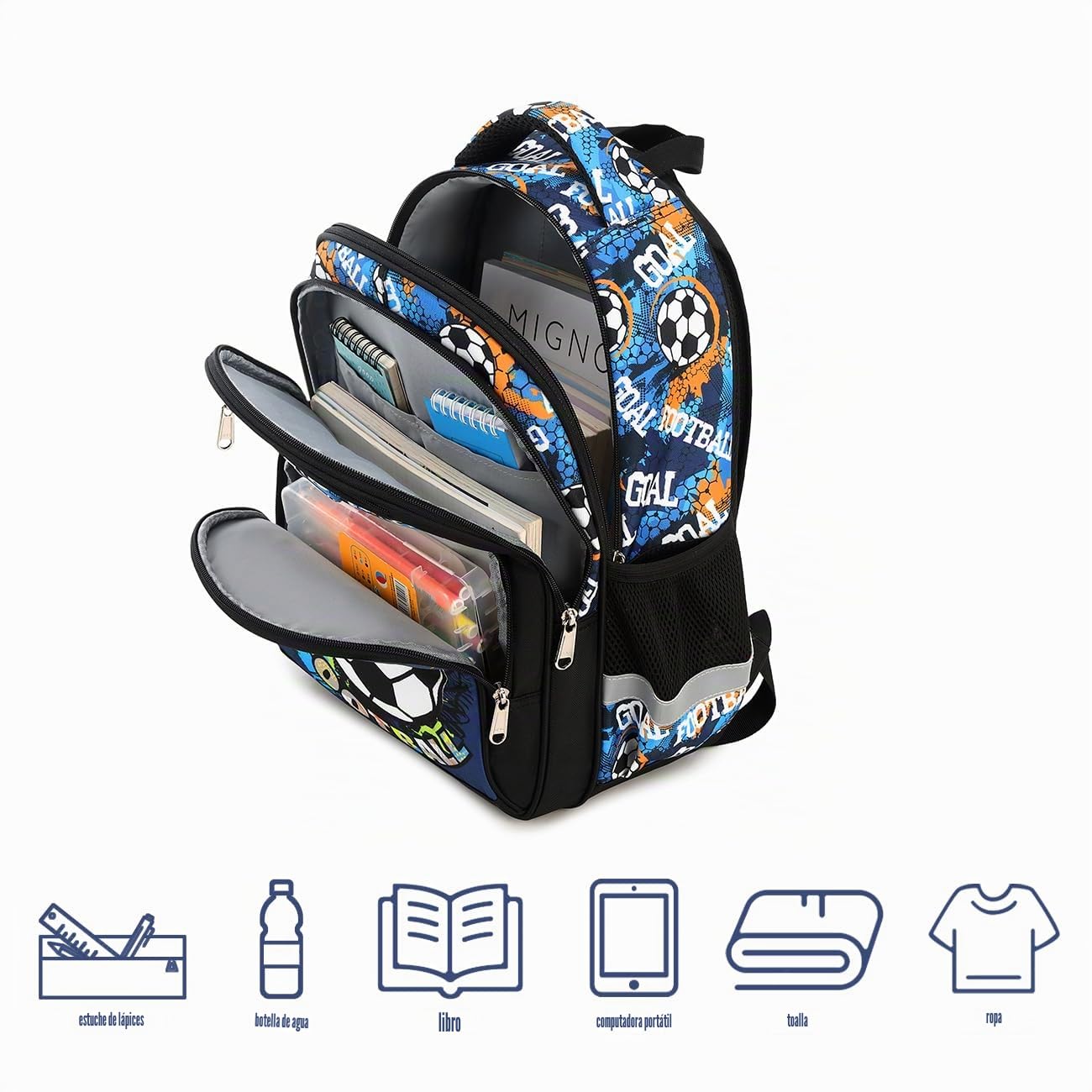 Mochila infantil para niñas, preescolar, primaria, jardín de infantes, mochila escolar de 15.6 pulgadas, multifuncional, bonita y de gran capacidad