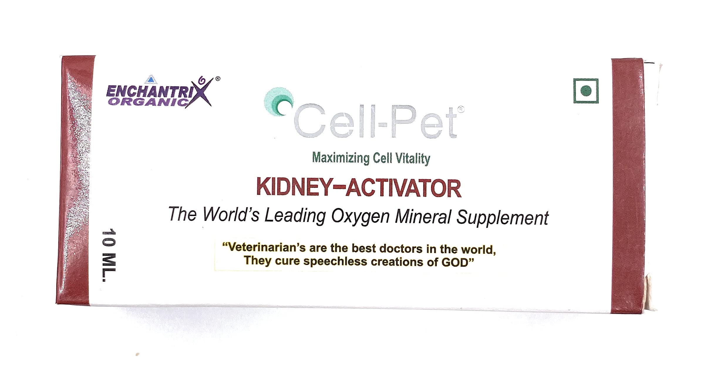 Cell pet Kidney activator 10 ml for Dogs cat Birds Horse