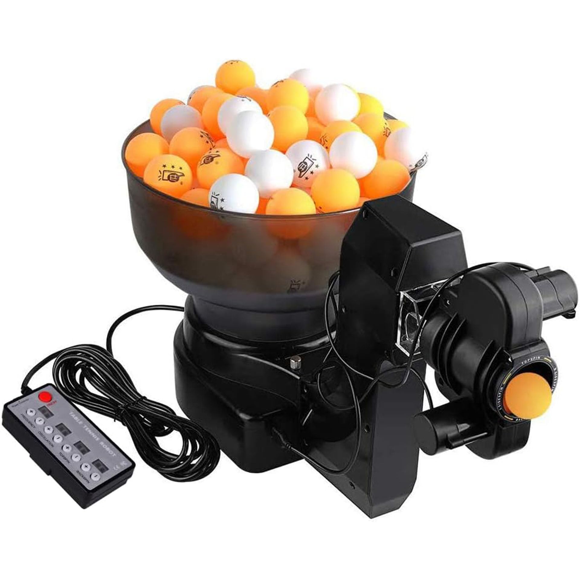 Machine d'entraînement de tennis de table équipée de 36 balles