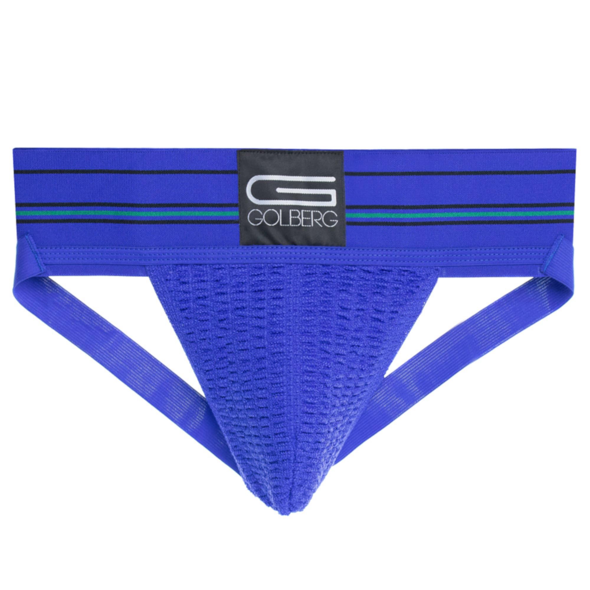 Golberg – Men 3” Wide Band Classic Athletic Supporter – Performance Jockstrap Elastic Waistband - Solid Color - Stretch Mesh-image-46