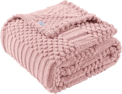 Miniatura 26 de Manta óxido de 50 x 70 pulgadas, forro polar suave y esponjoso, bonita y estética, perfecta para sofá, silla, cama, sala de estar y dormitorio, uso