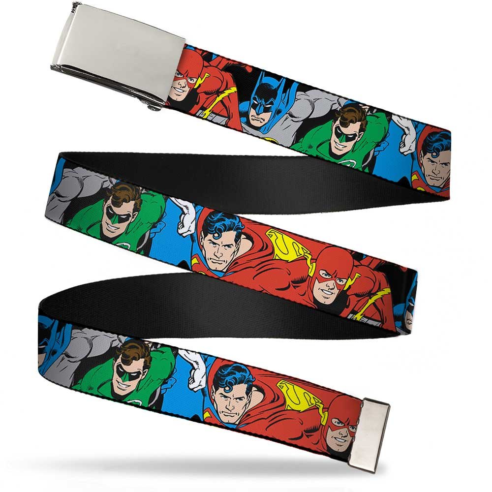 Buckle-Down Web Belt Justice League 1.5