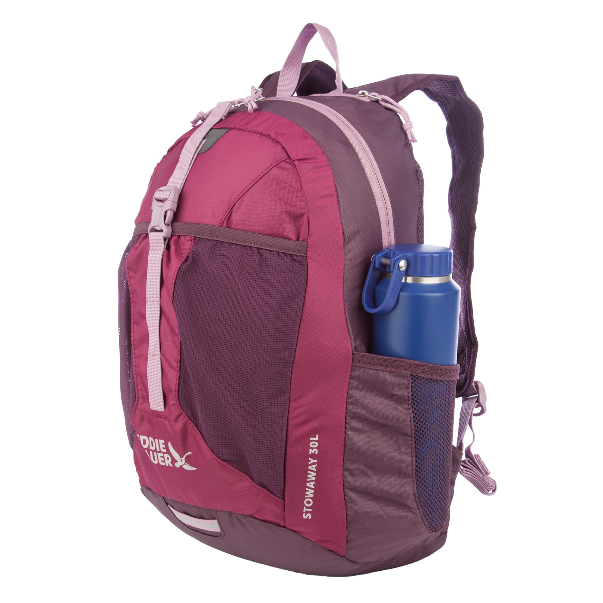 Eddie Bauer Pakowany plecak Stowaway wykonany z poliestru Ripstop, Port, 30L US, Plecak Stowaway Packable - wykonany z poliestru Ripstop