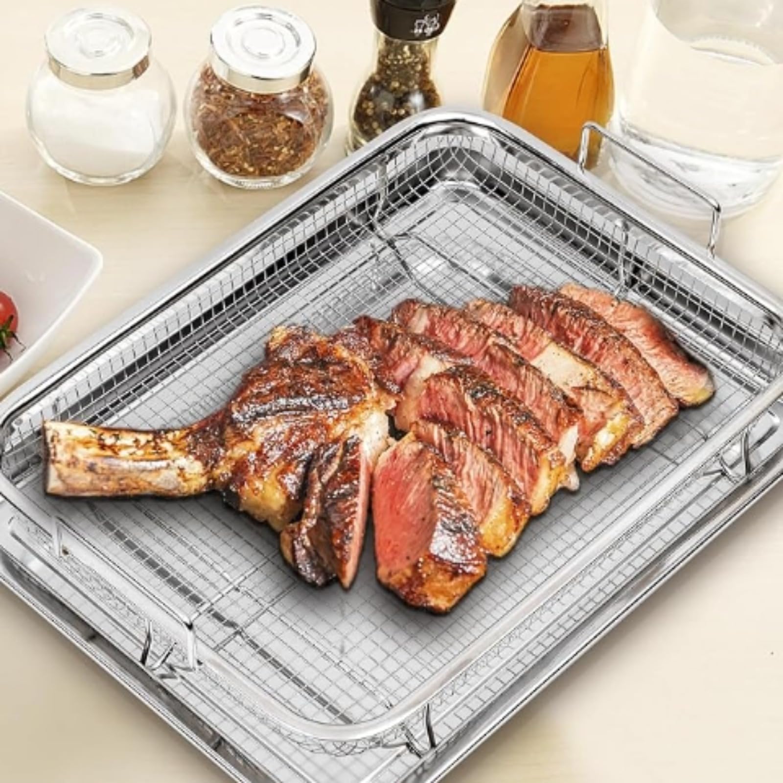 20個 盛り付け網 居酒屋 ステンレス網 油切り 油切り網 水切り 天ぷら