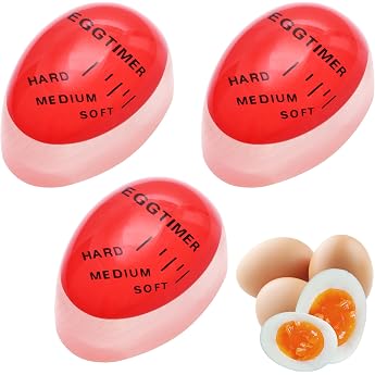 Egg timer 3 pieces egg timer timer for boiled eggs egg timer for cooking