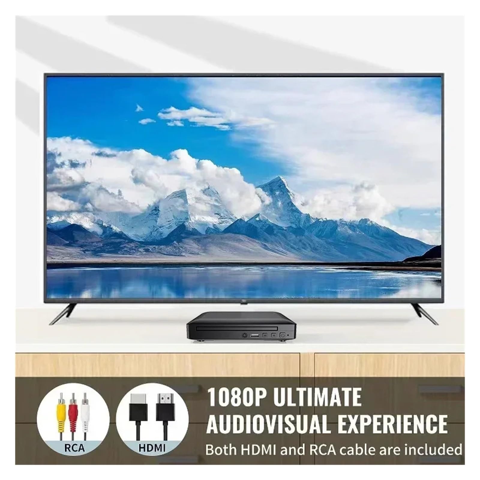 Odtwarzacz DVD Do Domu W Rozdzielczości Full HD 1080P Multi Region, Odtwarzacz Multimedialny, Telewizja Cyfrowa, Odtwarzacz Płyt