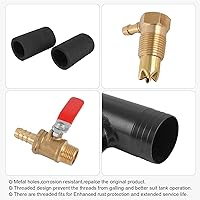 Vista 4 de Kit de instalación de tanque de combustible auxiliar diésel compatible con Dodge Ram 1500 2500 3500 2013-actualmente, tanque de combustible auxiliar