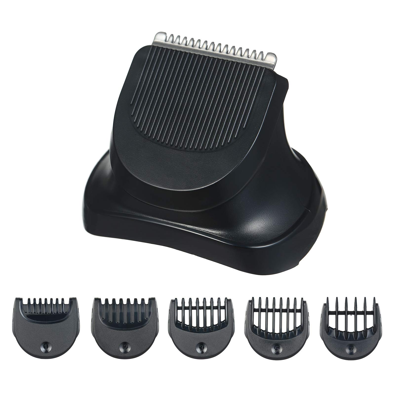 Electric Shaver Head Replacement for Braun Series 3 Beard Trimmer with 5 Limit Combs Shaver Head Razor BladeBeard Trimmer Head