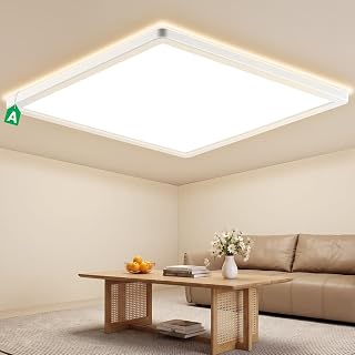 LED Deckenleuchte 4000K Energieklasse A, 12W 2600LM Deckenlampe, 30× 30cm