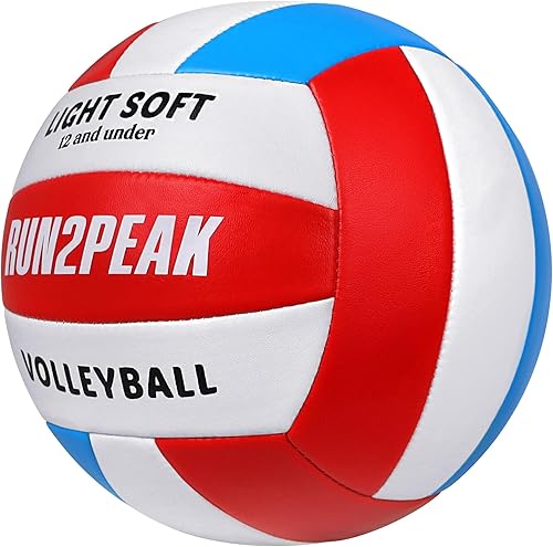 Miniatura 6 de Balón de voleibol suave y ligero diseñado para principiantes, niños, jóvenes y adolescentes, pelotas de voleibol ligeras para interiores y