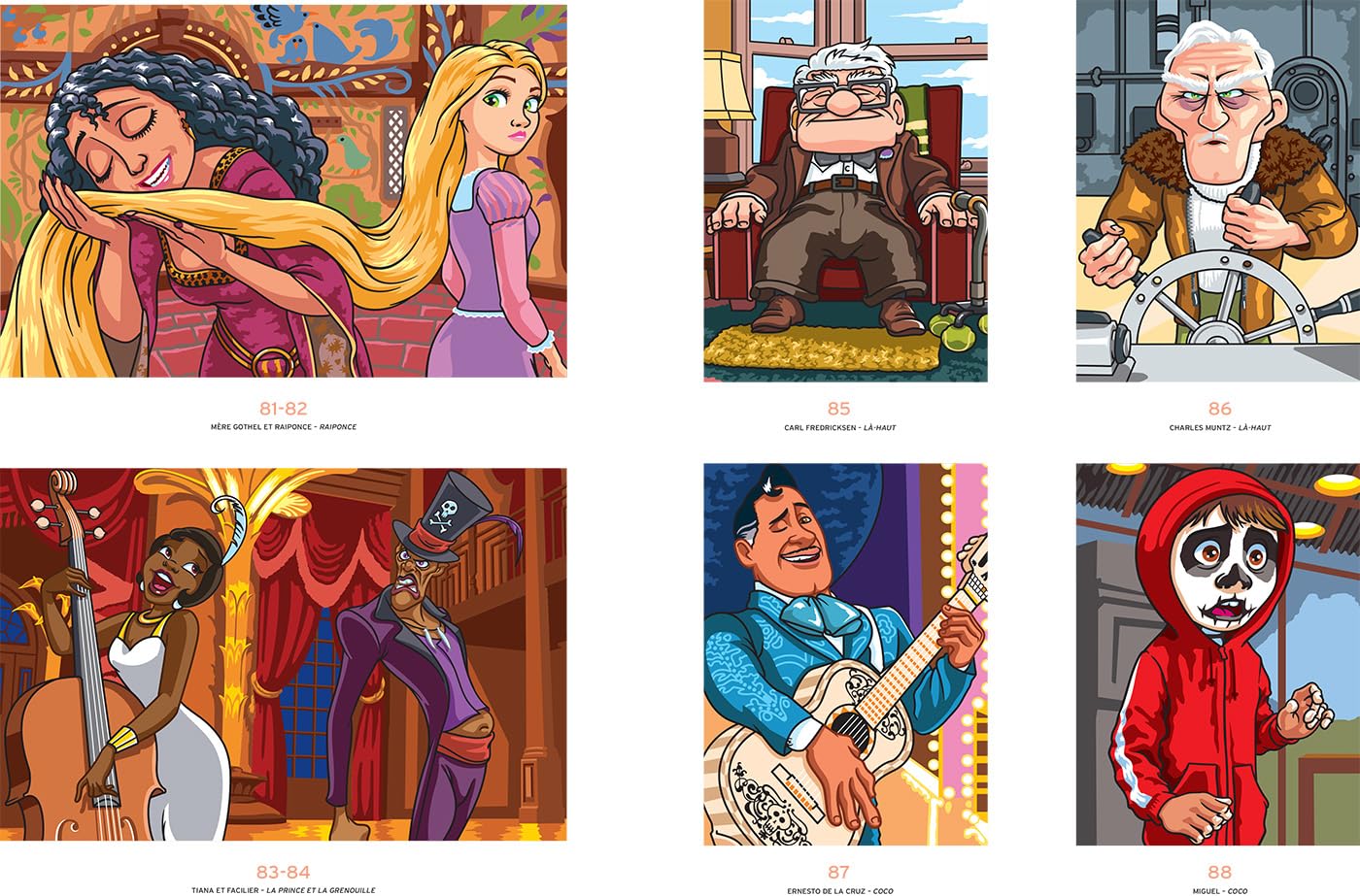 Загадочные раскраски Disney Герои и злодеи битва