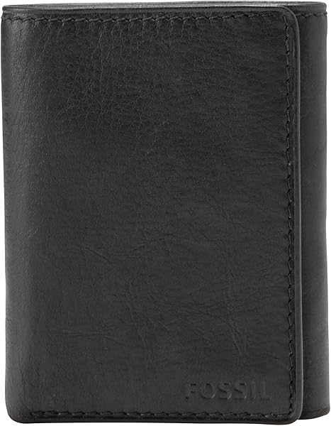 Fossil Men's Leather Trifold Wallet for Men