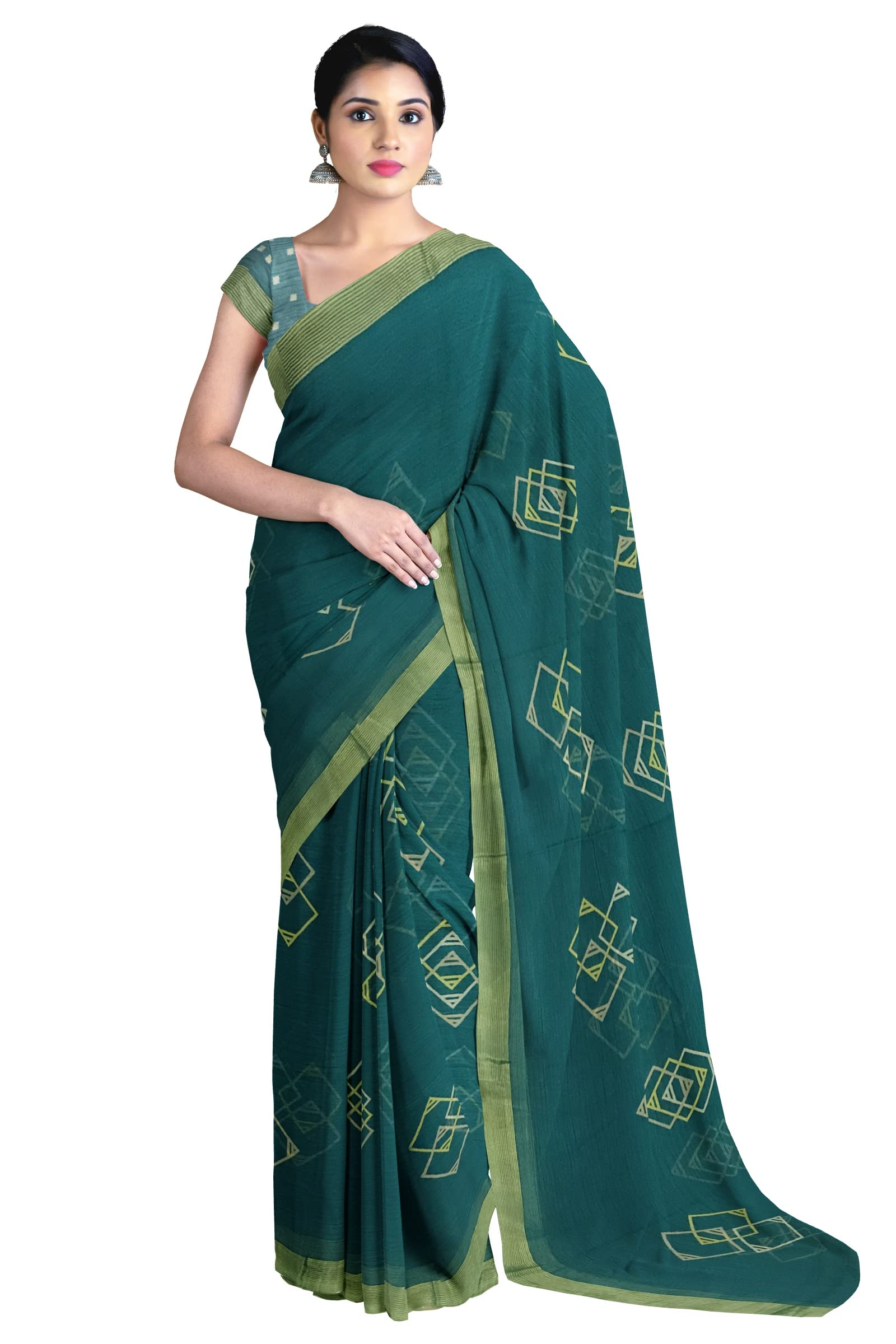 Women's Viscose Printed Saree