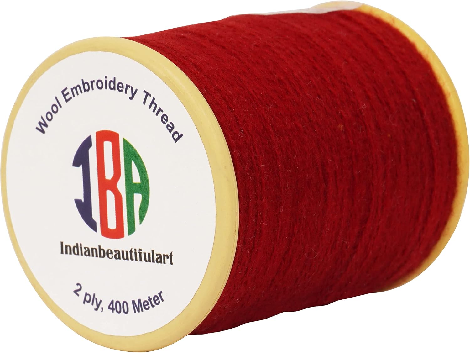 All Purpose Woolen Thread Red Color Friendship Bracelets Floss Embroidery Sewing Thread Lightweight Weaving Crochet Thread Pack of 1