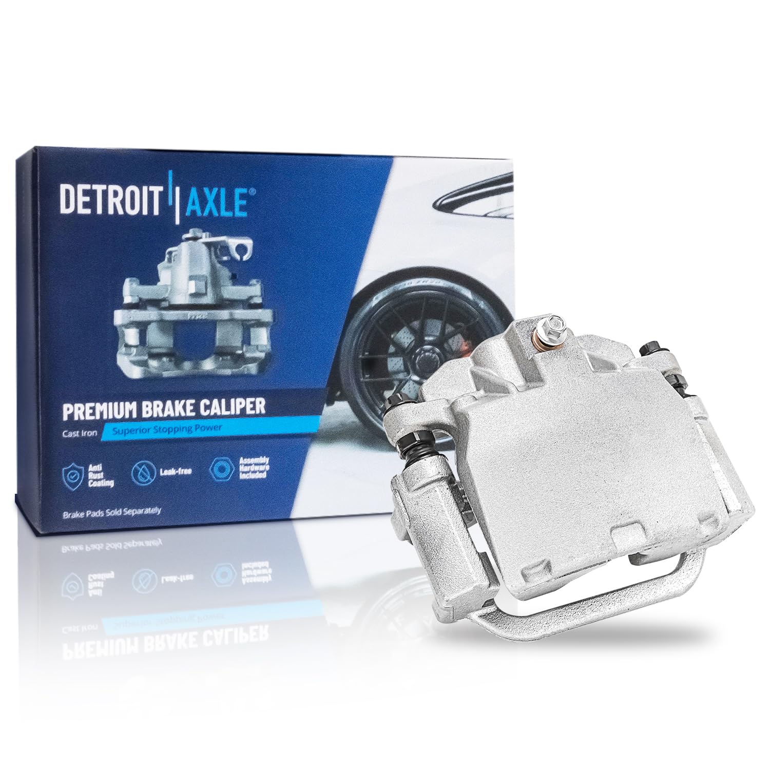 Detroit Axle - Rear Right Brake Caliper for 07-18 Chevrolet Silverado 1500