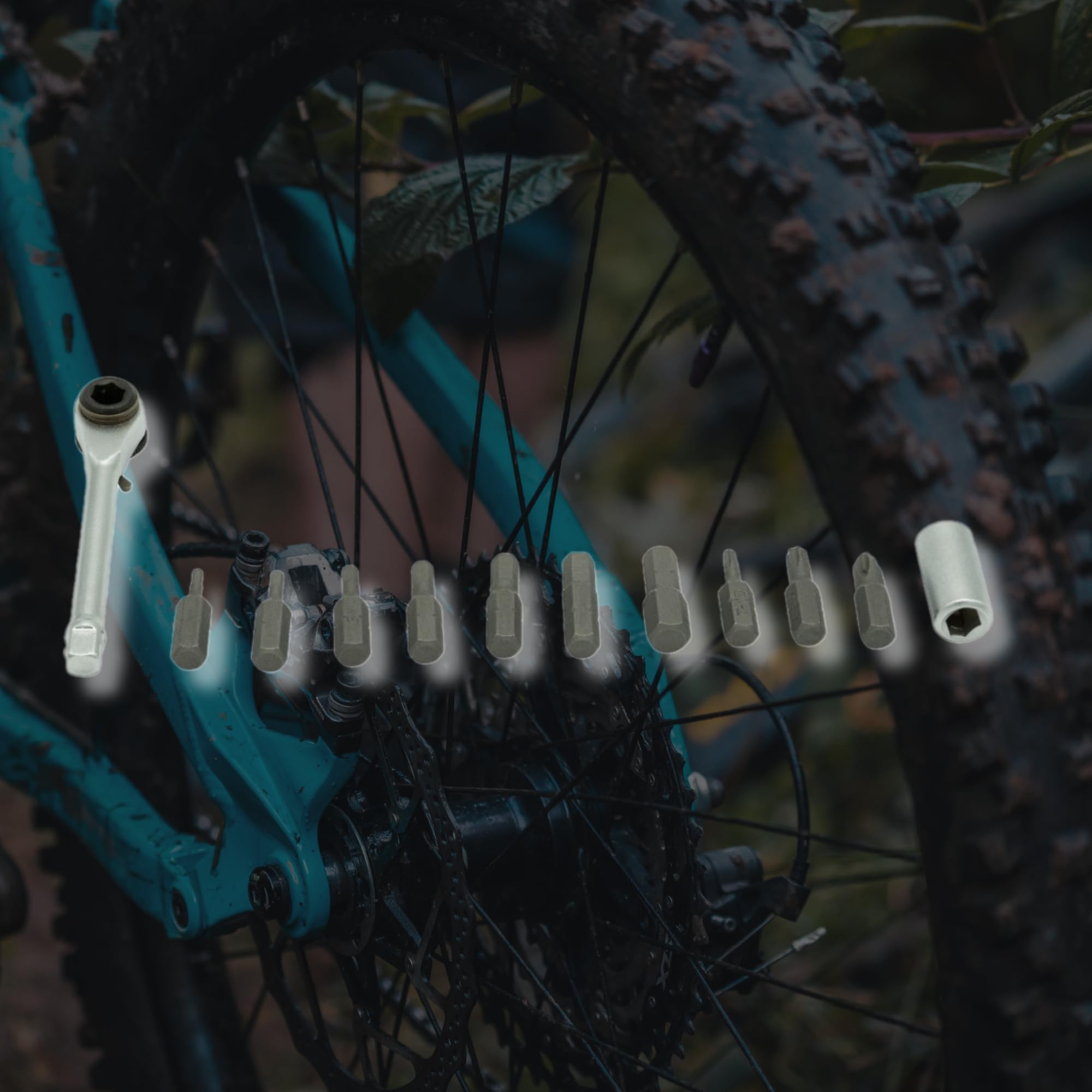 1/4" MINI-KNARREN-SET, 12-TLG BIKEBROZ, ROBBY RATCHET 12-TLG - 3