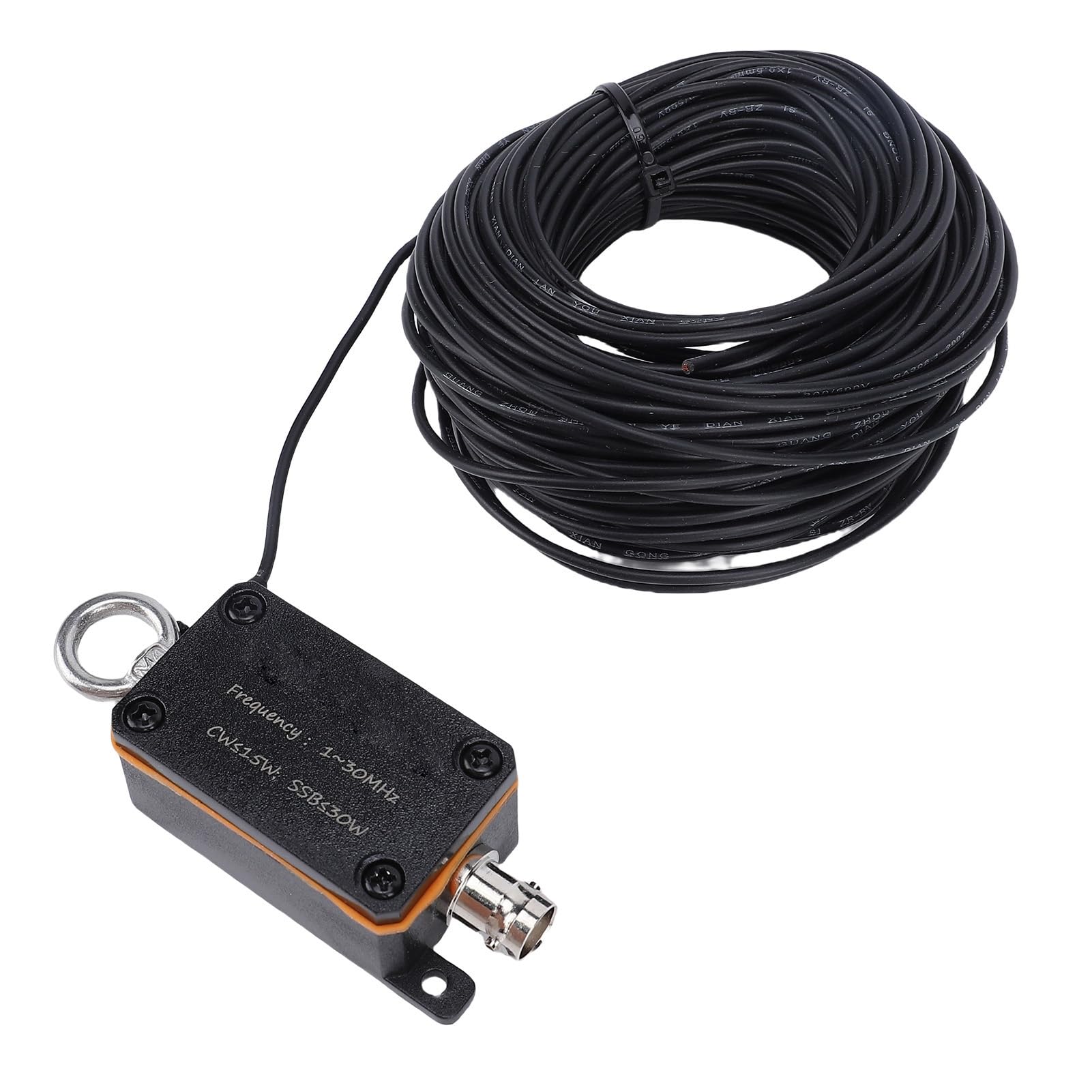 Sxhlseller Antena Półfalowa z Zasilaniem Końcowym Szerokopasmowa Antena Krótkofalowa HF 1–30 MHz z Balunem 1:49, Kompaktowa Przenośna do Radia CW SSB ≤30 W