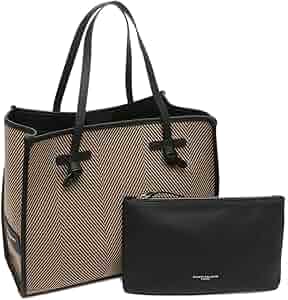 【極美品】GIANNI CHIARINI ビジネスバッグ ベージュ/ブラック　M マルチェッラ M｜GIANNI CHIARINI(ジャンニ キアリーニ) │ 公式
