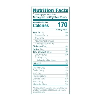 Blue Diamond Almonds Lightly Salted Premium Snack Nuts, 7 oz.