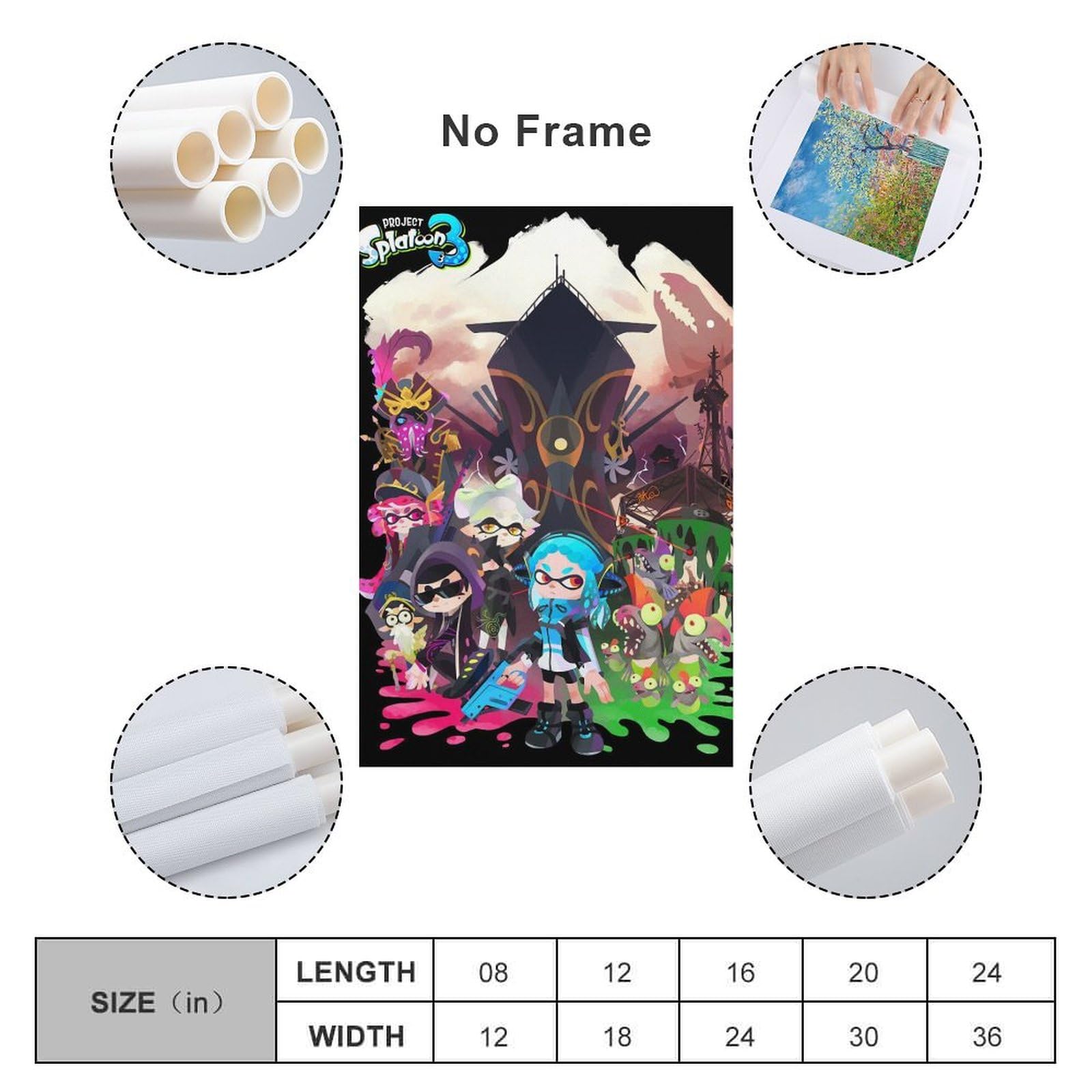 Amazon.co.jp: スプラトゥーンポスター クール ポスター 壁アート