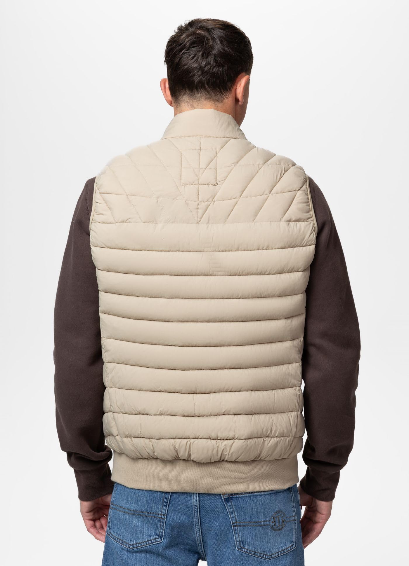 PITBULL - Smanicato Uomo Invernale Naylor, Gilet Uomo per La Transizione, Piumino Smanicato Antivento, Smanicata Senza Maniche, Gilet Leggero, Smanicata Sportivo con Tasche