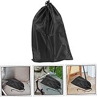 Vista 5 de Trekking Pole Carry Bag Cane Bag Plegable Bastón Aleación de aluminio Elder Walking Stick Tela de Nylon Negro Bolsa de transporte