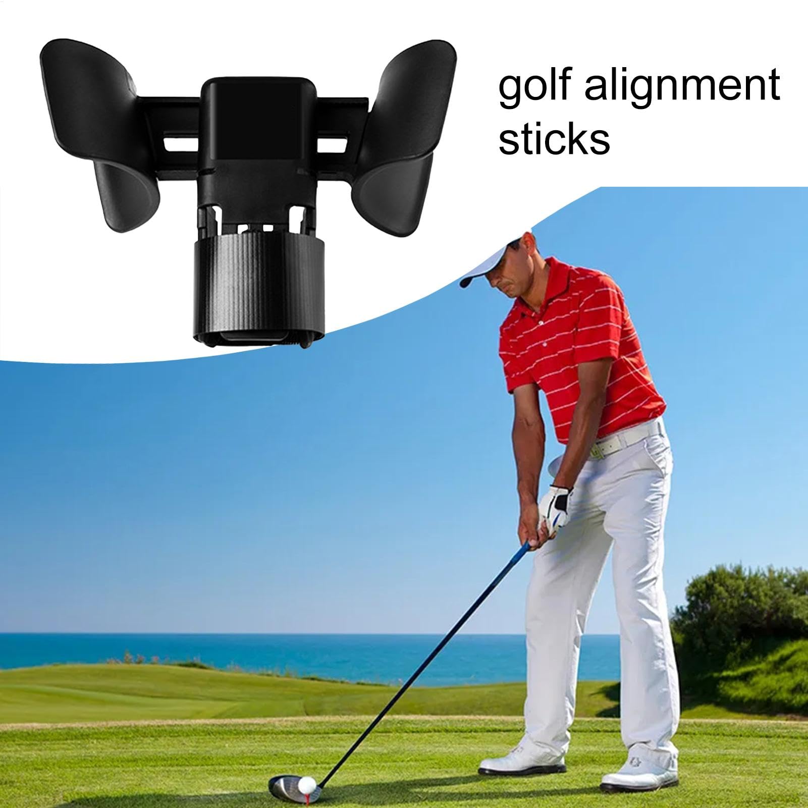 Accuracy Training Putter, Golf Swing Aid, Golf Training Accessory, Putting Swing Trainer, Lightweight Putting Aid, Wrist Training Aid 12.5x9.5x8.5cm/4.92x3.74x3.35 Inches for Men & Women