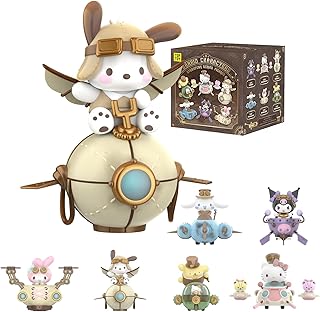 TOP TOY サンリオ(SANRIO)キャラクターズ・スチームパンク シリーズ【1ピース】ガチャガチャ ブラインドボックス フィギュア ソフビ PVC プレミアム おもちゃ 誕生日 プレゼント クロミキャラクターコレクター向け